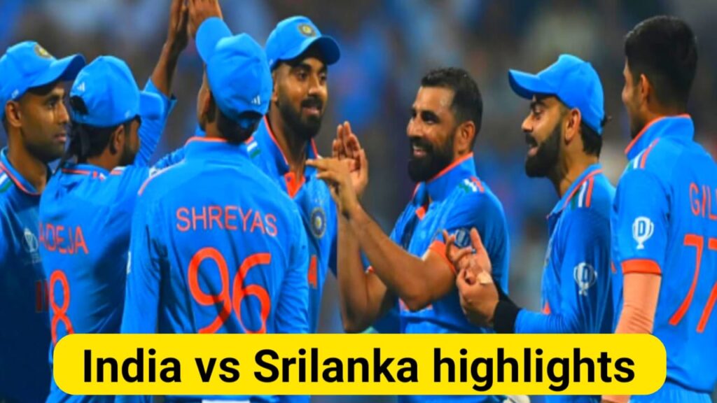 India vs Srilanka Highlights 