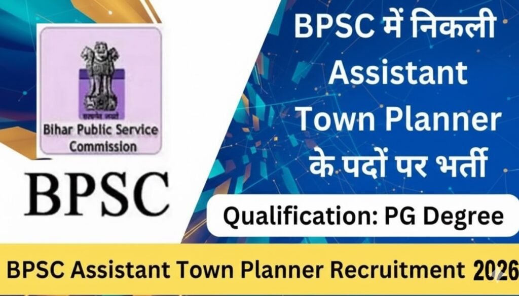 Bihar BPSC Assistant Town Planner (ATP) Recruitment 2026