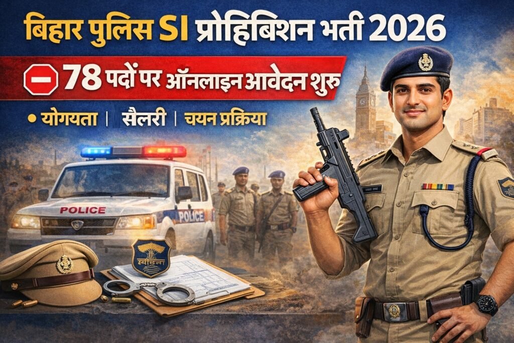 Bihar Police SI Prohibition 2026