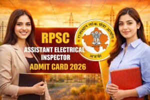 RPSC Assistant Electrical Inspector Admit Card Date 2026