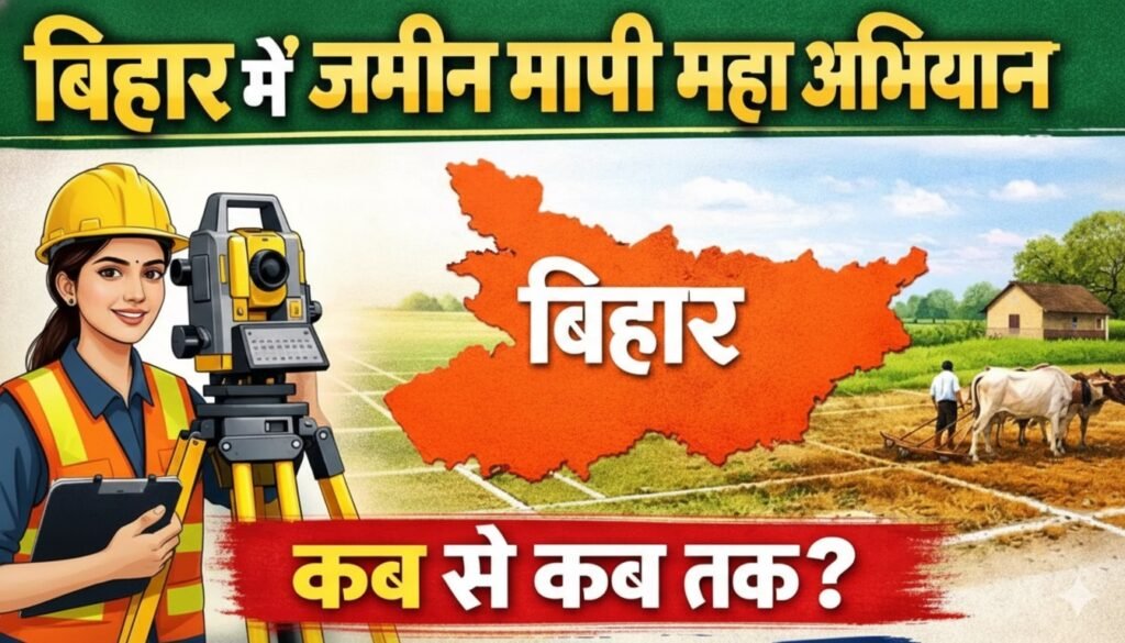 बिहार भूमि मापी अभियान 2026