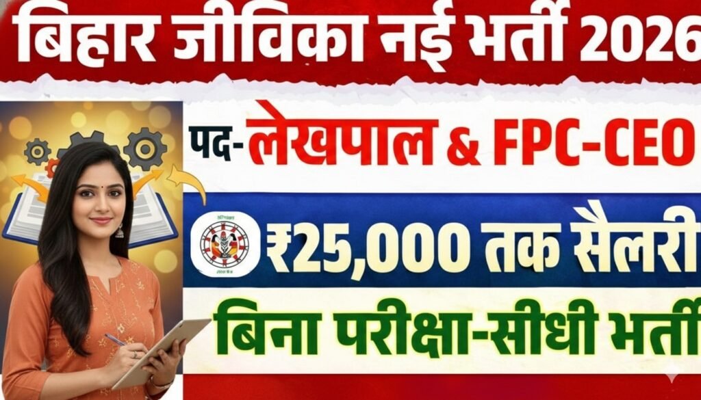 Jeevika New Vacancy 2026