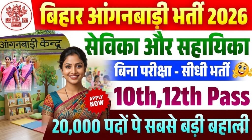 Bihar Anganwadi Vacancy 2026