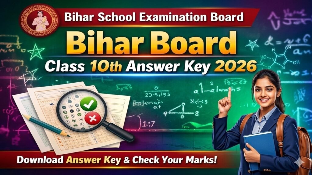 Bihar Board Class 10th Answer Key 2026