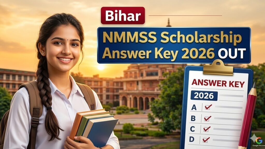 Bihar NMMSS Scholarship Answer Key 2026 Declared