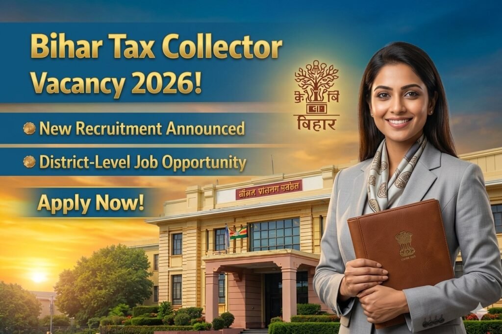 Bihar Tax Collector Vacancy 2026