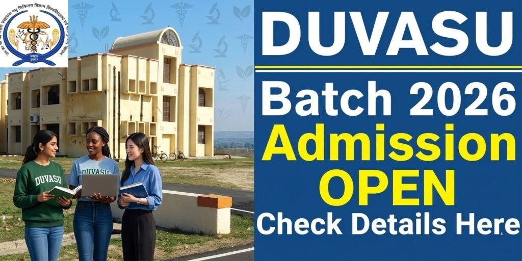 DUVASU Mathura PVT Online Form 2026