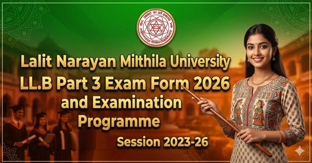 LL.B Part 3 Exam Date 2026
