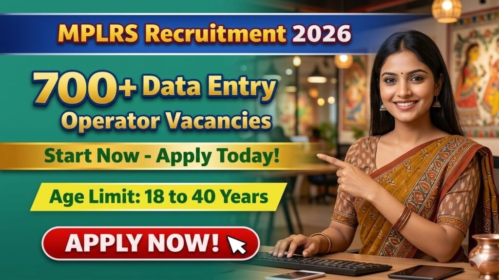MPLRS Data Entry Operator Recruitment 2026