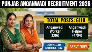 Punjab Anganwadi Recruitment 2026