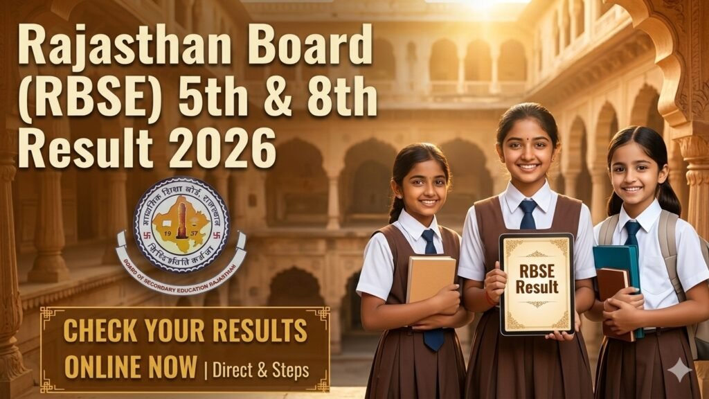 Rajasthan Board 5th 8th Result 2026