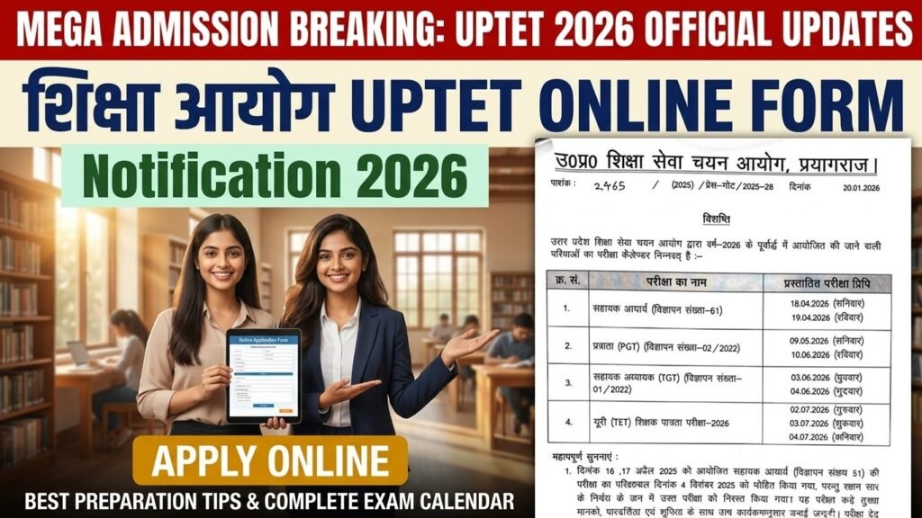 UPTET Online Form 2026